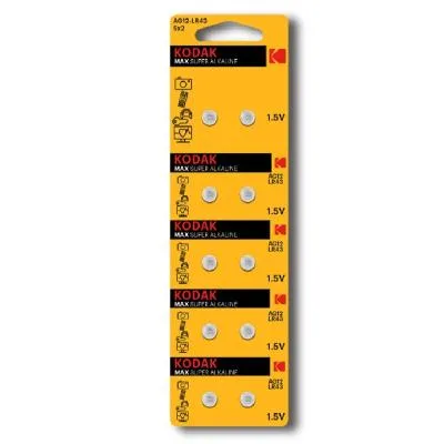 Батарейка Kodak алкалиновая AG12 (386) LR1142, LR43 (KAG12-10) Max