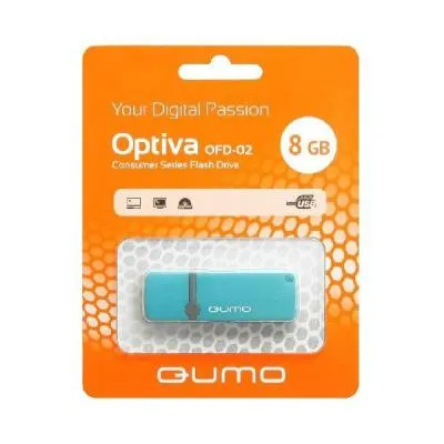 Флеш-накопитель QUMO Optiva 02 синий 8Gb