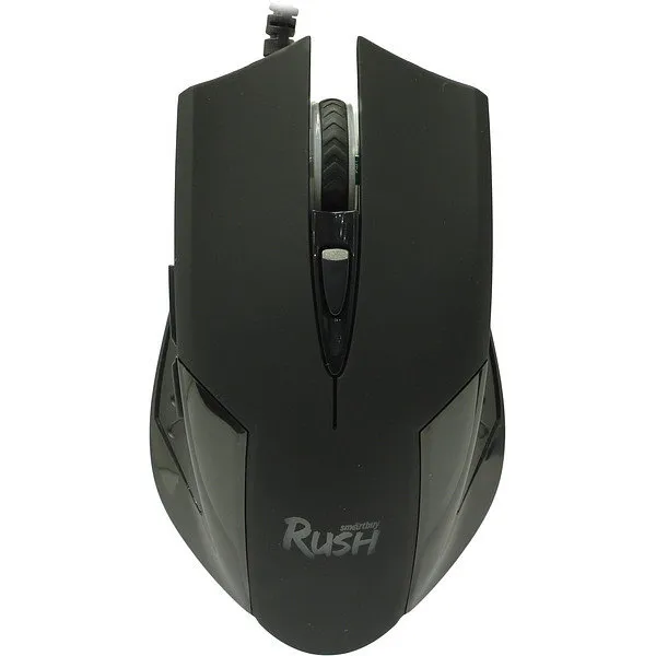 Мышь проводная Smartbuy RUSH черная+коврик (SBM-726G-K) Мышь проводная Smartbuy RUSH черная+коврик (SBM-726G-K)