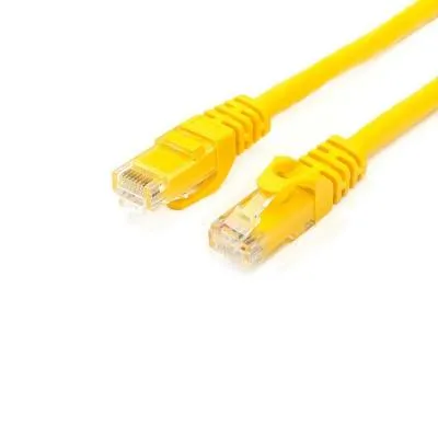 Кабель для интернета Патч-корд UTP Atcom AT2156 RJ45, CAT.6, 0.5м желтый
