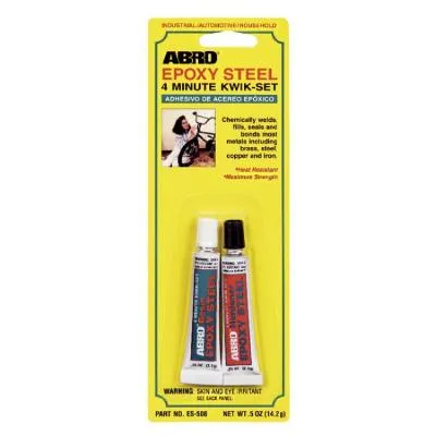 Клей эпоксидный 2-х компонентный черный 14,2гр ABRO ES-508