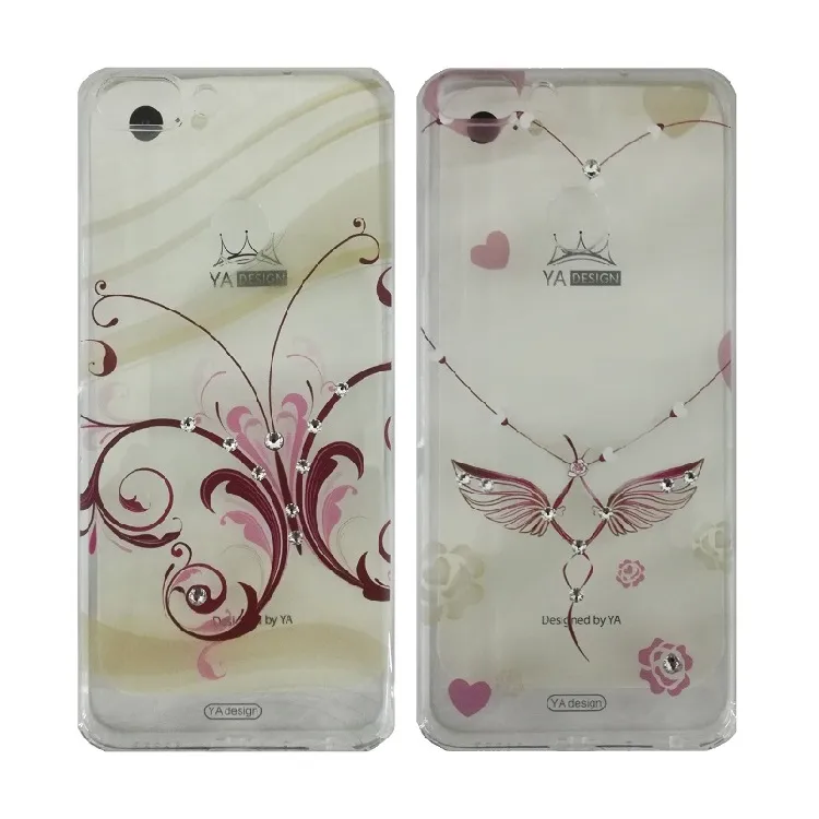 фото Чехол накладка для Xiaomi Redmi 6A Ya Desing Beauty силикон прозрачная со стразами