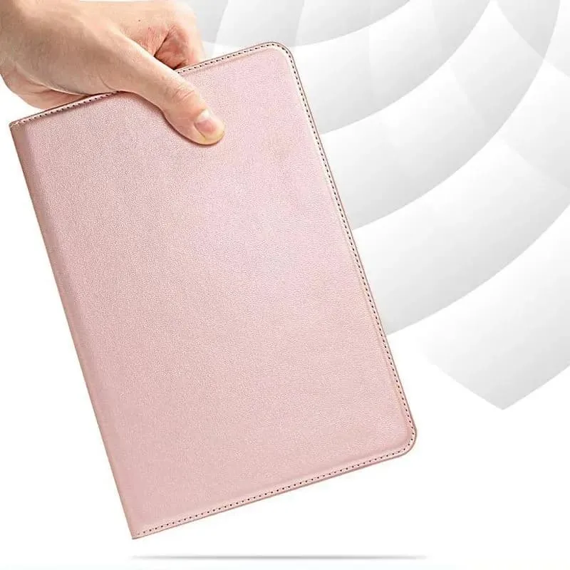 фото Универсальный чехол для планшета 7 дюймов Hanman на клейкой основе с поворотным механизмом розовый