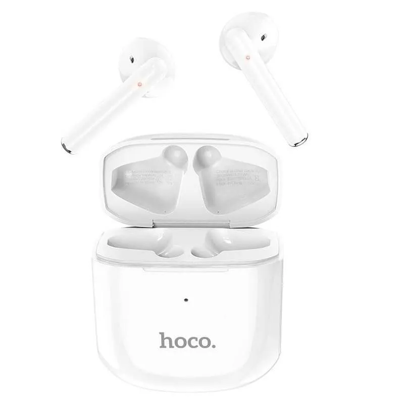 Изображение Наушники беспроводные Hoco EW19 белые фото Наушники беспроводные Hoco EW19 белые