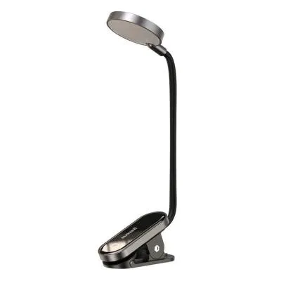 Лампа настольная мини Светильник с прищепкой Baseus Comfort Reading Mini Clip Lamp DGRAD-0G темно-серый Лампа настольная мини Светильник с прищепкой Baseus Comfort Reading Mini Clip Lamp DGRAD-0G темно-серый