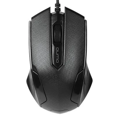 Мышь проводная Qumo Office M14 черная 
