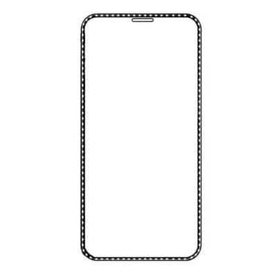 Защитное стекло для iphone 11 Pro/X/XS (5.8) Lanxiu Diamond Full Cover черное