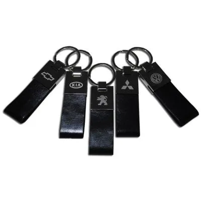 Брелок AE1213 - CITROEN черная кожа, хром