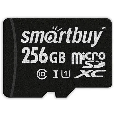 Карта памяти Smartbuy Micro SDXC Class 10 UHS-1 256Gb без адаптера Карта памяти Smartbuy Micro SDXC Class 10 UHS-1 256Gb без адаптера