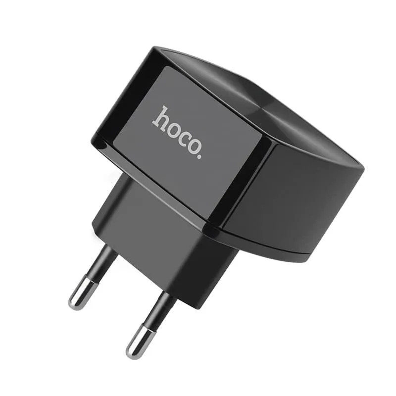 фото Сетевое зарядное устройство Адаптер Блок питания HOCO C70A USB QC3.0 18W черное