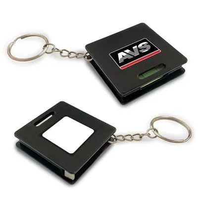 Рулетка 1м с уровнем брелок AVS A85272S