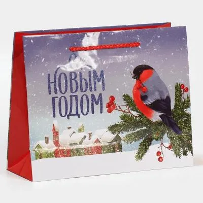 Пакет ламинированный горизонтальный «Рябина» MS 23х18х8 см 7697948