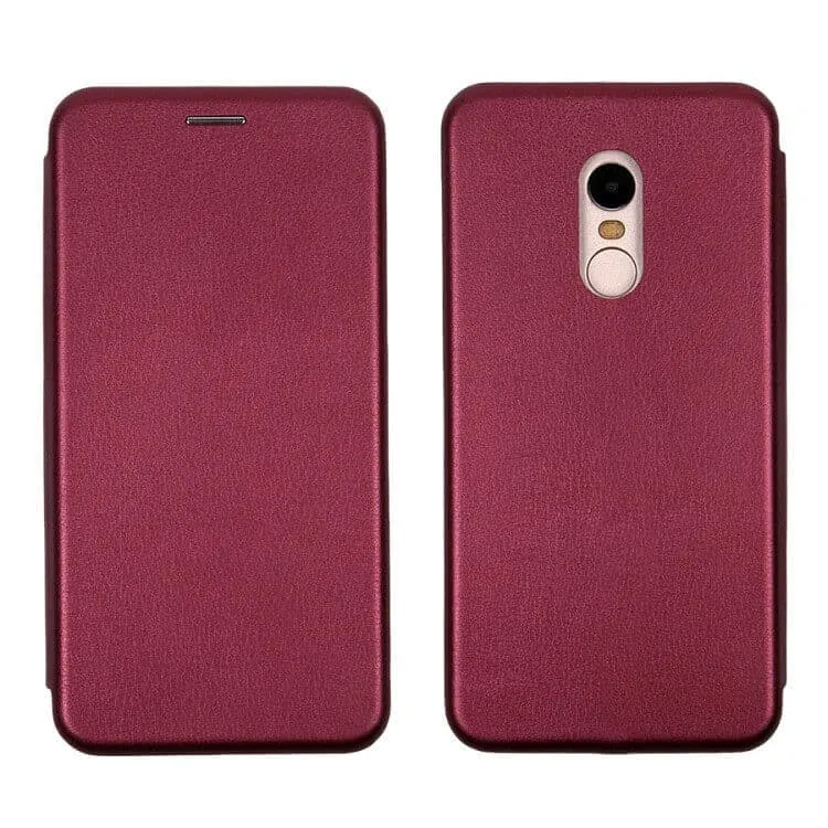 фото Чехол-книжка для Xiaomi Redmi 6 Fashion Case бордовый