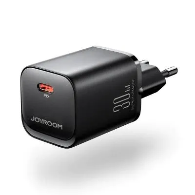 Сетевое зарядное устройство Адаптер Блок питания Joyroom JR-TCF07EU PD 30W Type-C USB-C черное