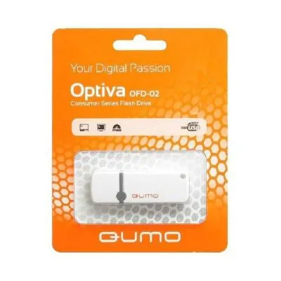 Флеш-накопитель QUMO Optiva 02 White белый 16Gb Флеш-накопитель QUMO Optiva 02 White белый 16Gb