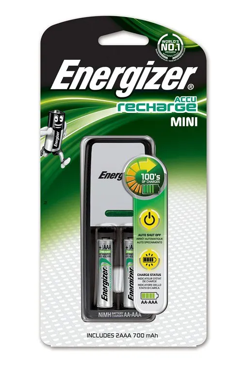 Зарядное устройство для аккумуляторных батареек Energizer Charger Mini EU + 2 HR6 2000mAh