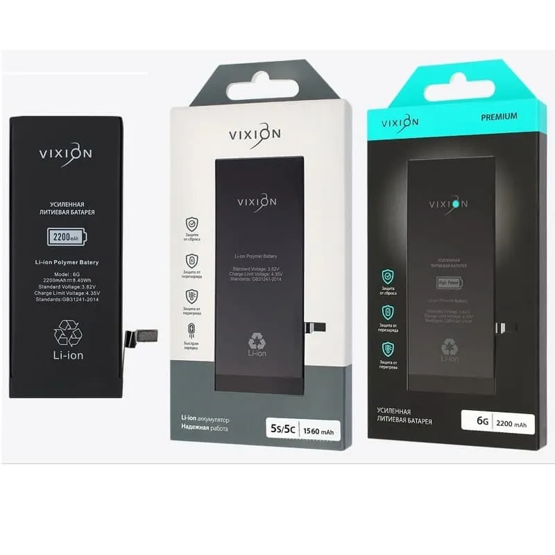 Изображение Аккумулятор для iphone 11 3510mAh усиленная Vixion с монтажным скотчем фото Аккумулятор для iphone 11 3510mAh усиленная Vixion с монтажным скотчем