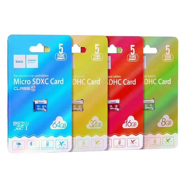 Изображение Карта памяти HOCO Micro SDHXC Class 10 без адаптера 64Gb Blue