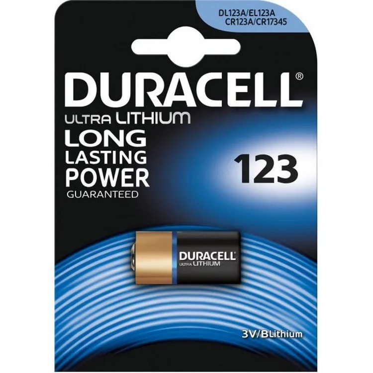 Батарейка Duracell литиевая CR123 Ultra Батарейка Duracell литиевая CR123 Ultra