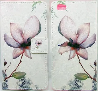 Чехол-книжка для Huawei P8 Lite цветок