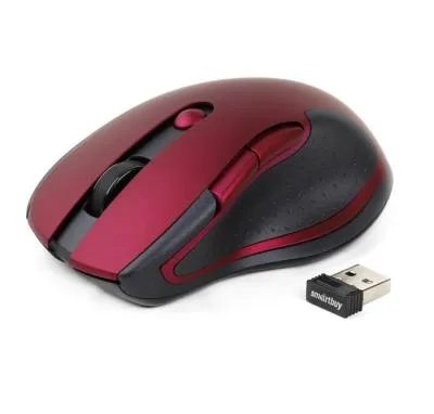 Мышь беспроводная Smartbuy 508AG бордовая (SBM-508AG-I)