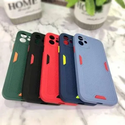 Чехол накладка для iphone 7/8 Plus (5.5) с защищенными углами плотный силикон голубая