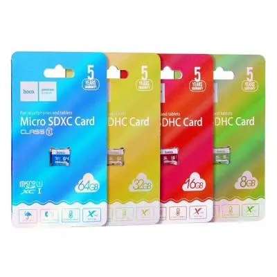 Карта памяти HOCO Micro SDHXC Class 10 без адаптера 64Gb Blue Карта памяти HOCO Micro SDHXC Class 10 без адаптера 64Gb Blue