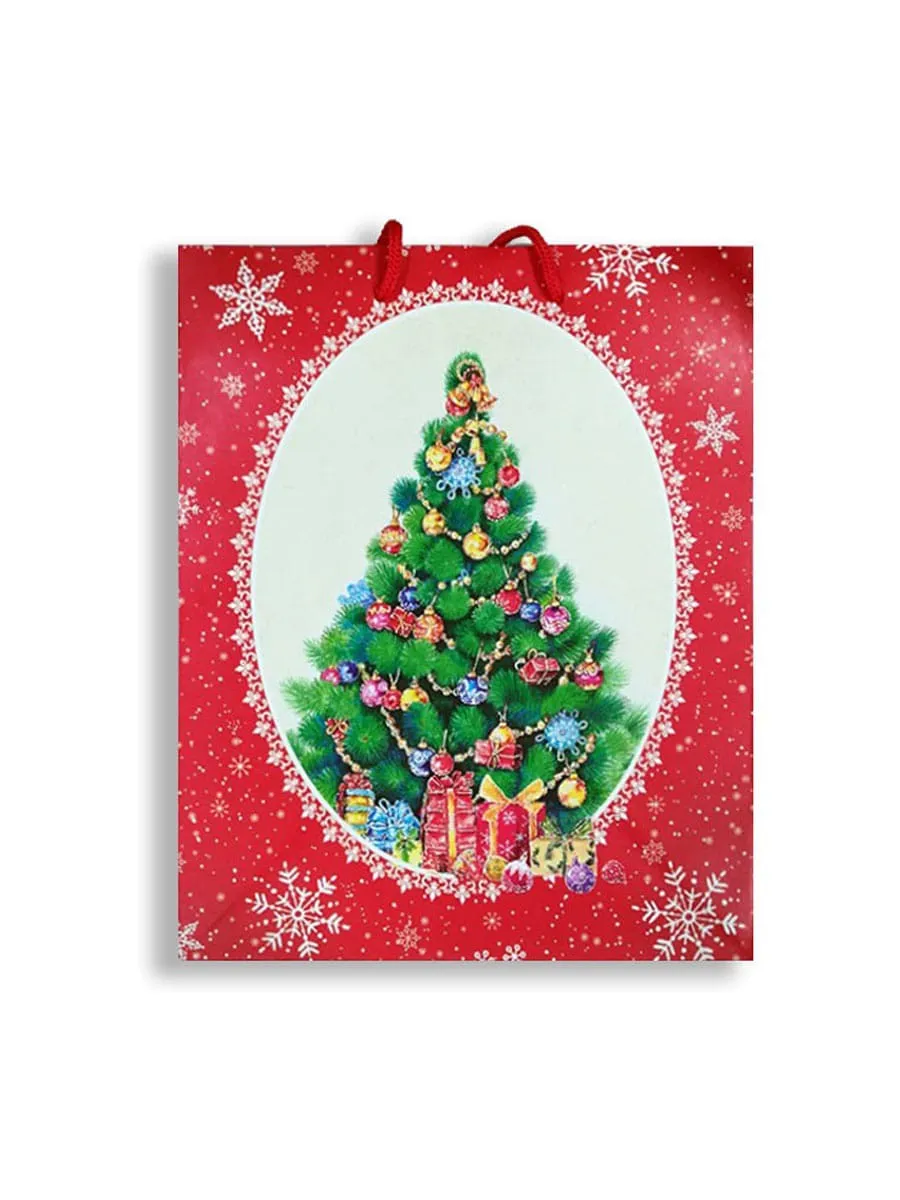 0392.884 Пакет подарочный Арт и Дизайн 18х22,3 см Новогодняя елка