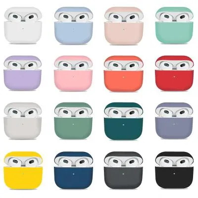 Чехол для наушников  3 ультратонкий силикон white