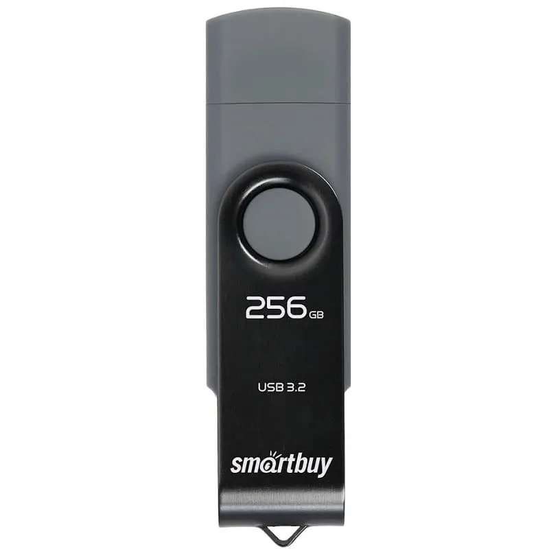 Изображение Флеш-накопитель Smartbuy Twist Dual USB 3.0/3.1 Type-C/Type-A 256Gb Изображение Флеш-накопитель Smartbuy Twist Dual USB 3.0/3.1 Type-C/Type-A 256Gb