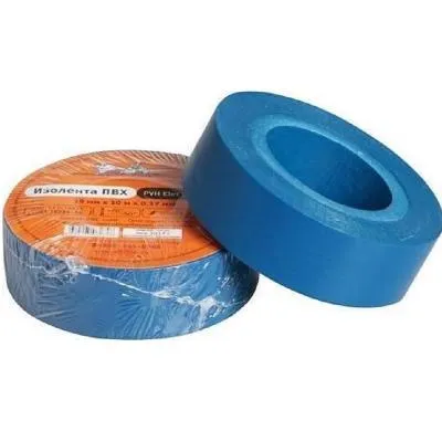 Изолента ПВХ, синяя, 19 мм*10 м AIRLINE (AIT-P-13)
