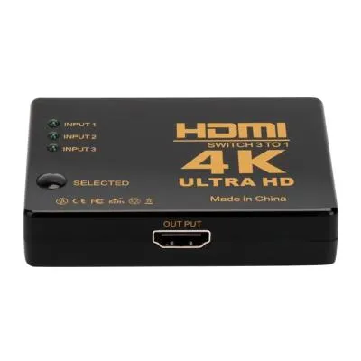 Адаптер переходник конвертер сплиттер HDMI 4K + 3 порта HDMI Switch 1080P Onten OTN-7593 черный