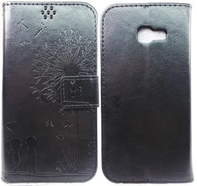 Чехол-книжка для Huawei P8 Lite влюбленные (черный)