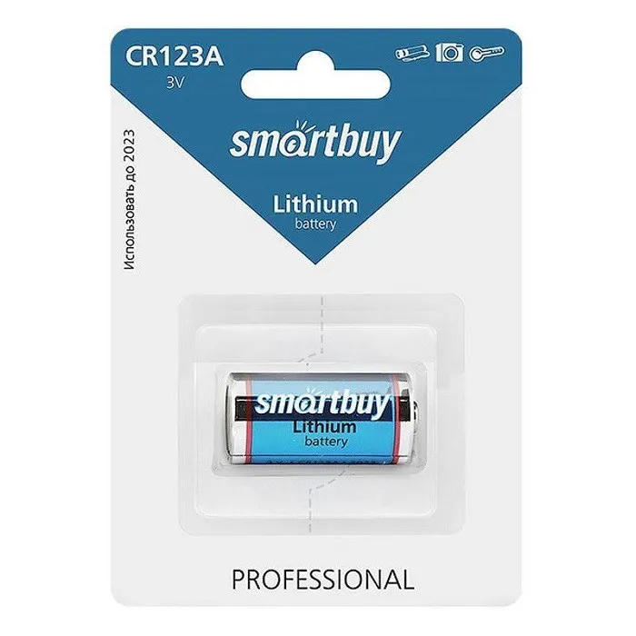 Батарейка Smartbuy литиевая CR123A/1B (SBBL-123A-1B) Батарейка Smartbuy литиевая CR123A/1B (SBBL-123A-1B)