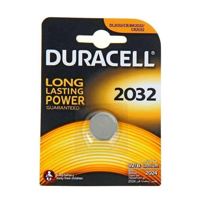 Батарейка Duracell литиевая CR2032 5x1 Батарейка Duracell литиевая CR2032 5x1
