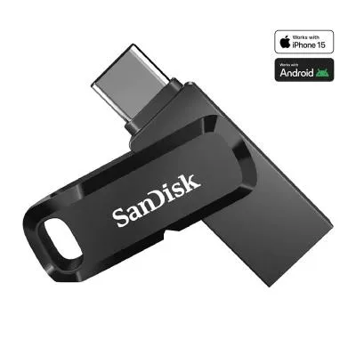 Флеш-накопитель Sandisk Ultra Dual Drive Go OTG USB 3.1 Type-C USB 3.0 черный 32Gb