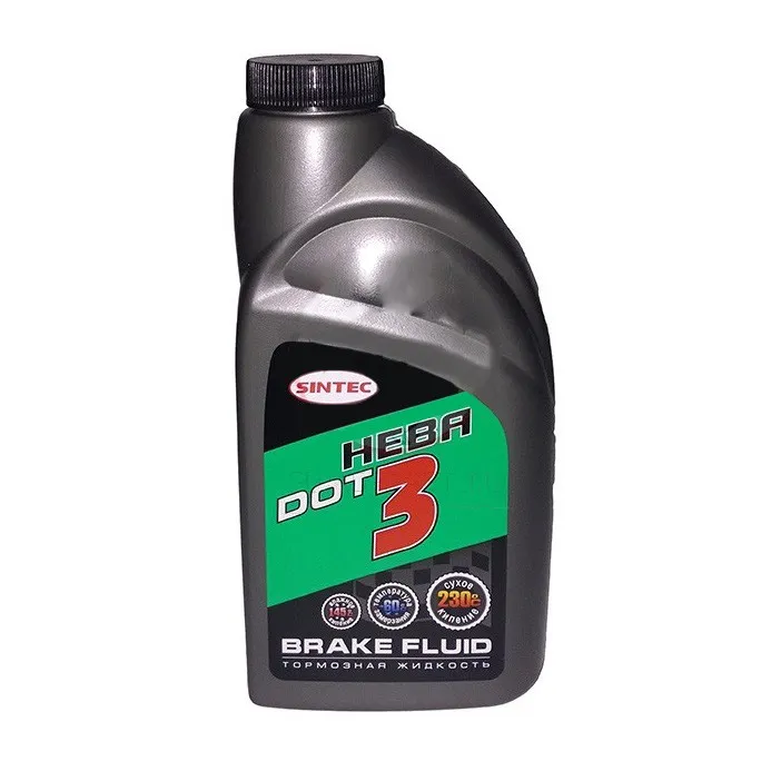 фото Жидкость тормозная DOT-3 Нева 455г SINTEC