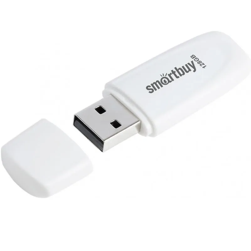 Изображение Флеш-накопитель Smartbuy Scout белый 128Gb