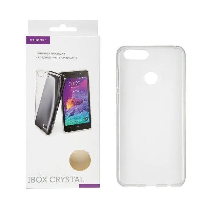 фото Чехол накладка для Xiaomi Redmi 9C Red Line iBox Crystal силикон прозрачный