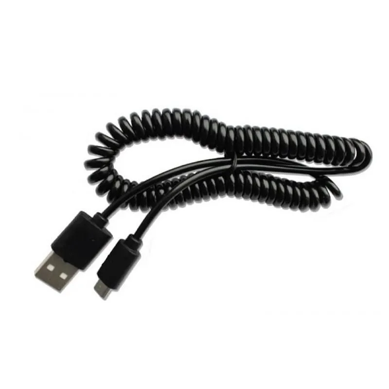 Кабель для зарядки Mini USB AVS MN-32 2м витой черный