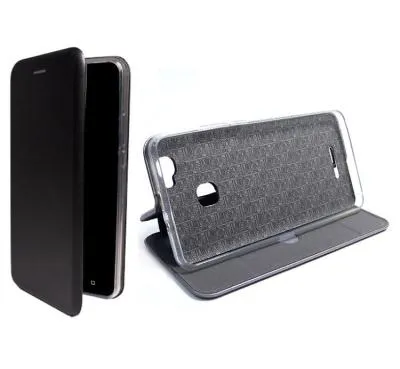 Чехол-книжка для BQ-5591 Jeans эко кожа+силикон черная