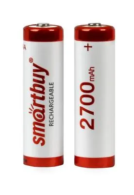 Батарейка аккумуляторная Smartbuy NiMh HR6/2BL SBBR-2A02BL2700 2700mAh Батарейка аккумуляторная Smartbuy NiMh HR6/2BL SBBR-2A02BL2700 2700mAh