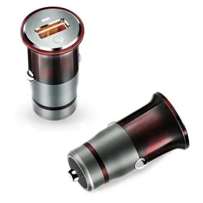 Автомобильное зарядное устройство LDNIO DL-C304Q QC3.0 1USB + кабель для iphone 