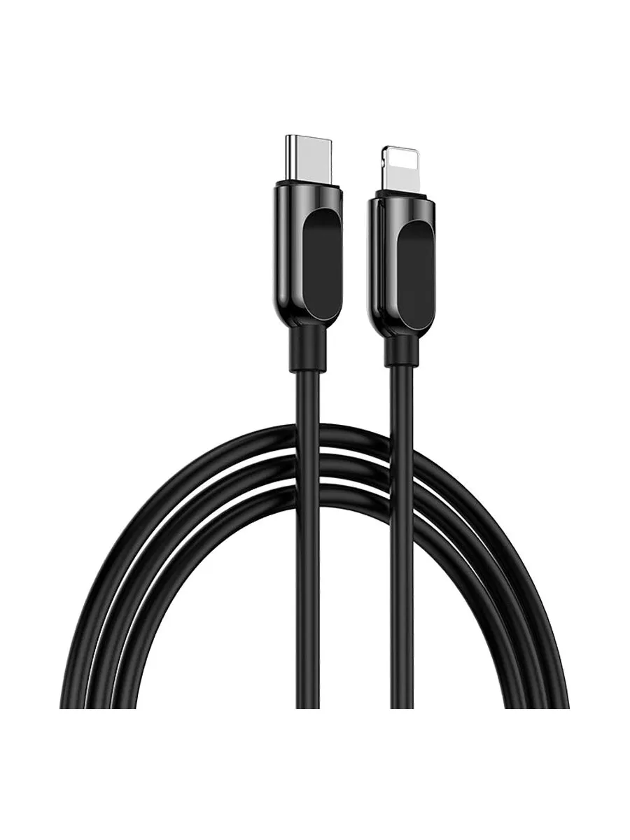 Кабель для зарядки iP Lightning to Type-C Joyroom S-M412 PD 36W 1м черный