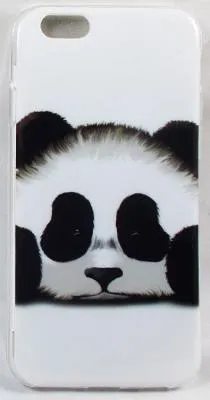 Чехол накладка для Sony Xperia Z3 mini силикон рисунок панда