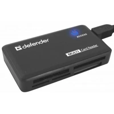 Картридер DEFENDER Optimus USB 2.0, 5 слотов