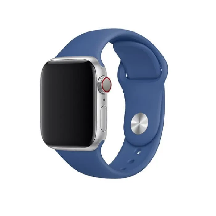 Ремешок для Apple Watch 42/44/45/49mm силикон синий Ремешок для Apple Watch 42/44/45/49mm силикон синий