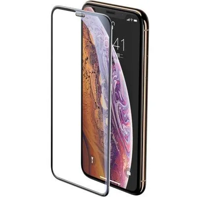 Защитное стекло для iphone 11 Pro Max/XS Max (6.5) Baseus Full-screen curved WA-01 черное