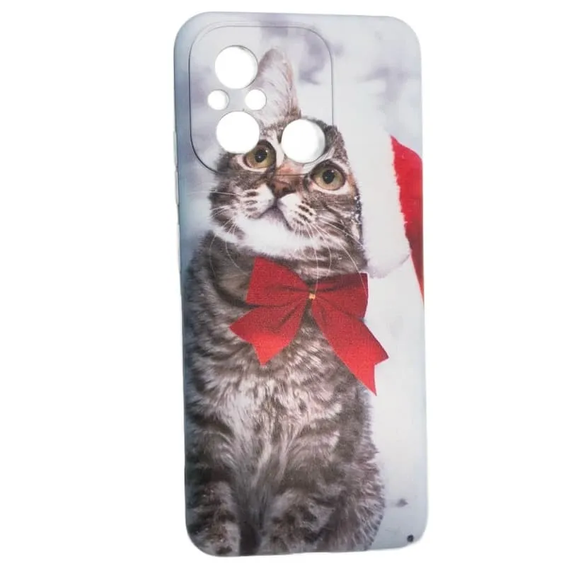 фото Чехол накладка для Xiaomi Redmi 9C Gresso Кот 3 силикон синий