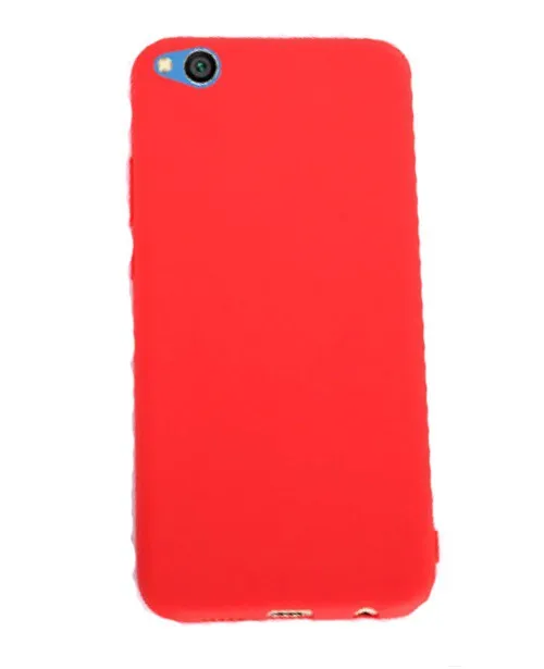 фото Чехол накладка для Xiaomi Redmi Go силикон красная